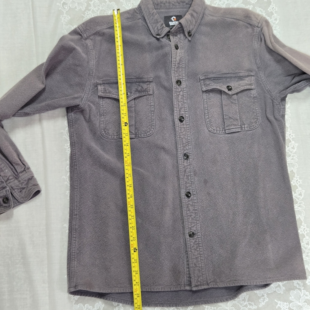 Guide Gear Chamois Gray Button-Up Shirt Mens Size Large - Picture 5 of 8
